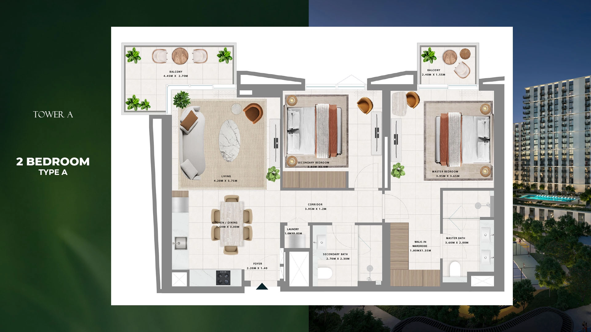2 BR - Type B